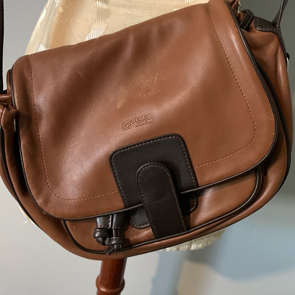 Rebecca Minkoff Bree Crossbody Satchel Brown Leather